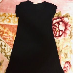 Black t-shirt dress